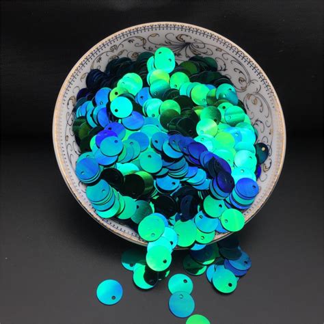 10mm 50g Flat Round Sequins Pvc Paillette For Crafts Belly Dance