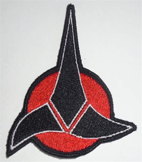 Iron On Patch Klingon Insignia Etsy In 2021 Iron On Embroidered