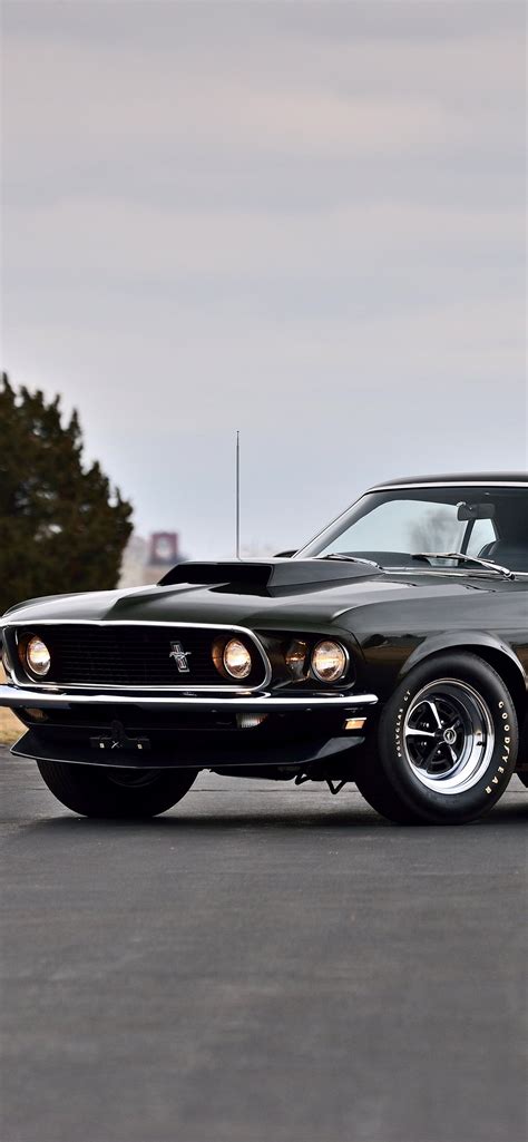 Ford Mustang Boss 429 Fastback Muscle Car Sony Xpe Iphone Wallpapers