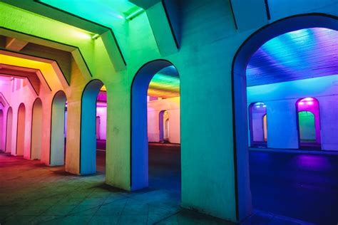 Rainbow Light Tunnels — Thomas Chen Photography Rainbow Light Light