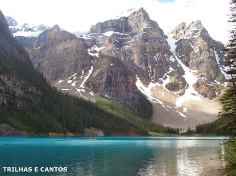 Montanhas Rochosas No Canadá Banff National Park Trilhas E Cantos