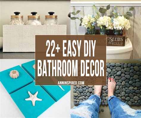 22 Easy Diy Bathroom Decor Ideas Ann Inspired