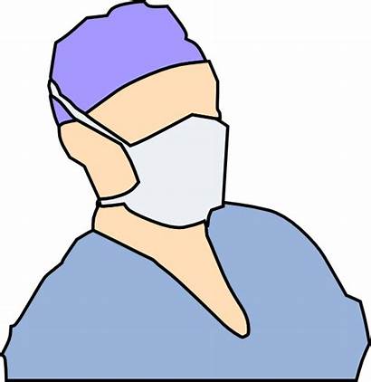 Mask Wearing Doctor Clip Sanitary Clipart Clker