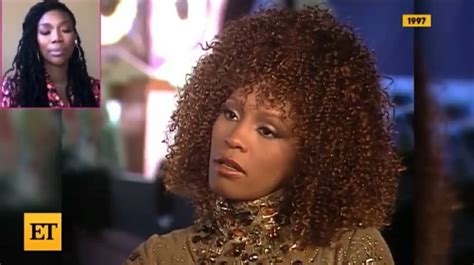 Brandy Gets Emotional Watching Classic Whitney Houston Clip Discussing Their Relationship Ahead