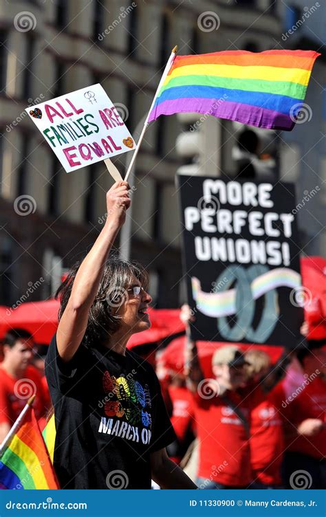 National Equality March In Washington Dc Editorial Image Image Of