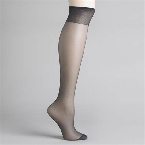 Hanes Pantyhose Silky Sheer Knee High Reinforced Toe Shop Your Way Online Shopping And Earn