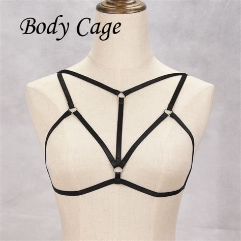 Body Cage Women Pastel Goth Cosplay Handmade Sexy Bondage Lingerie