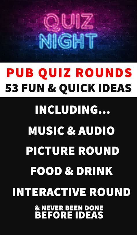 Quiz Round Ideas 54 Quick Fun And Easy Examples Fun Trivia Questions