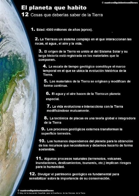 12 Cosas Que Todo El Mundo Debería Saber Sobre La Tierra Origen De La