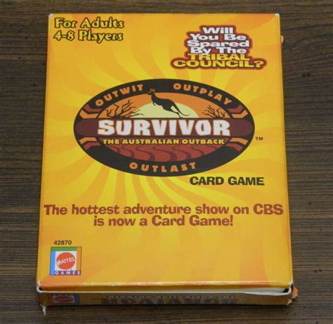 Survivor The Australian Outback Card Game Review And Rules Geeky Hobbies