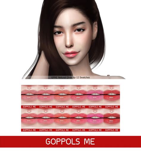 Natural Gloss Lip At Goppols Me Sims 4 Updates
