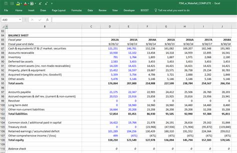 How To Forecast A Balance Sheet In Excel Quyasoft