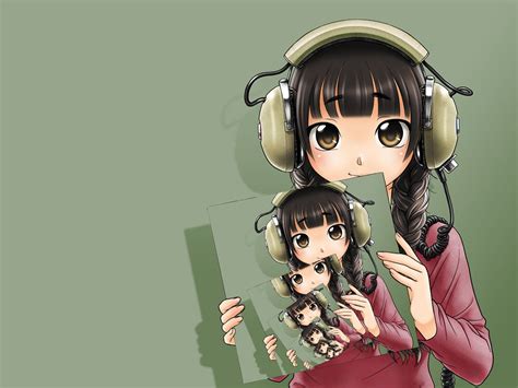 Online Crop Woman With Headphones Anime Fan Art Hd Wallpaper