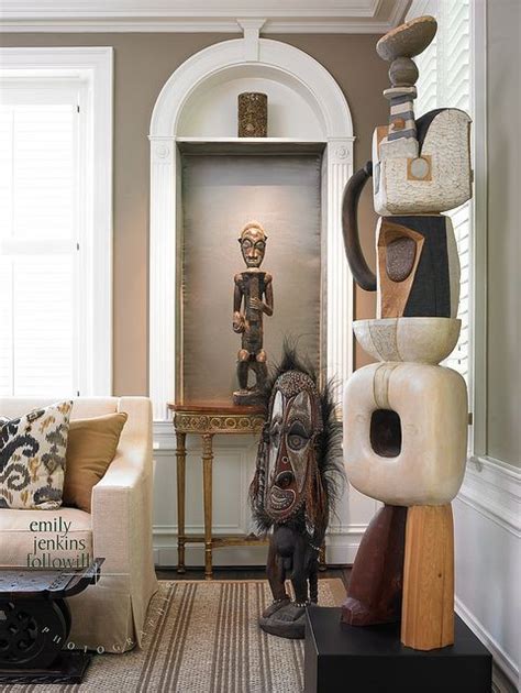Nothing else makes this interior special and unique such as masks from clay and wood made by local craftsmen, which are so simple made and possess great aesthetic. Four Beautiful Homes-2012 edition | African home decor ...
