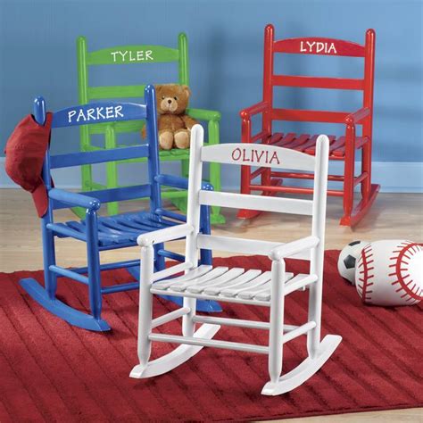 Personalized Childs Rocking Chair Montgomery Ward