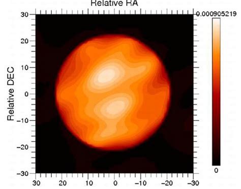 This Infrared View Of The Red Supergiant Star Betelgeuse In The