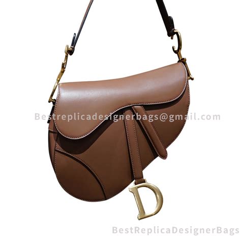 Dior Saddle Bag In Caramel Calfskin Best Dior Replica