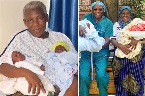 â miracle ugandan mom who gave birth to twins at 70 shows off her bundles of joy school trang dai