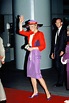 Diana, Princess of Wales, arrives to Hong Kong for her official visit ...