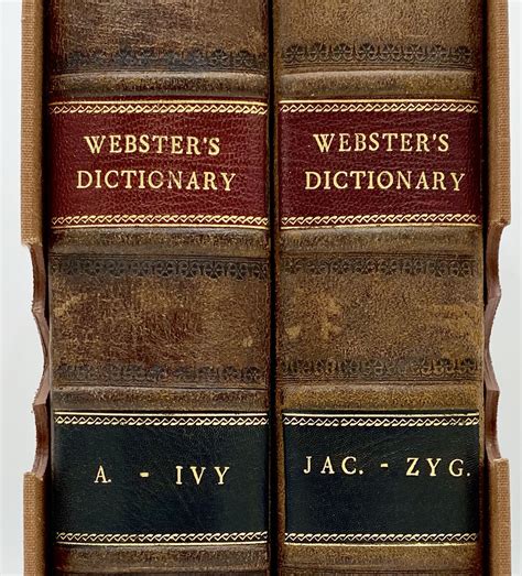 AN AMERICAN DICTIONARY OF THE ENGLISH LANGUAGE | Noah Webster