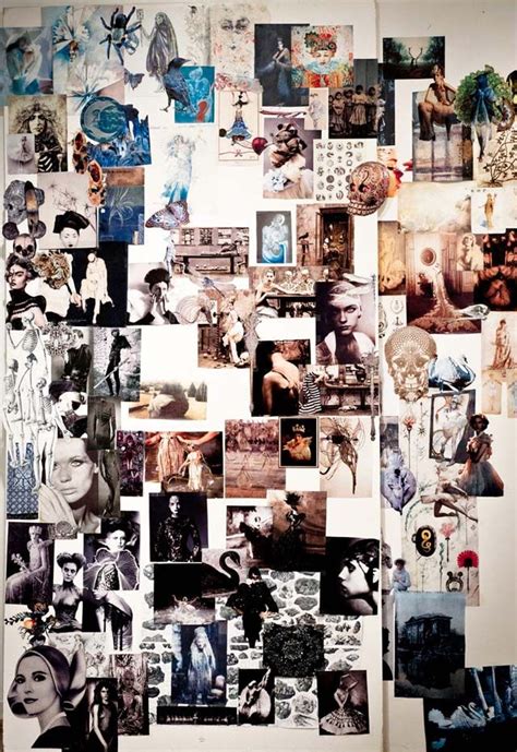 Marchesa Magazine Collage Mood Board Inspiration Inspiration Wall
