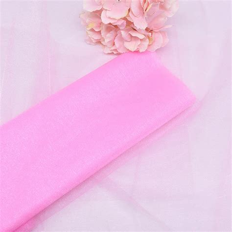 sheer organza tulle roll fabric for wedding decoration diy arches chai tullelux bridal crowns