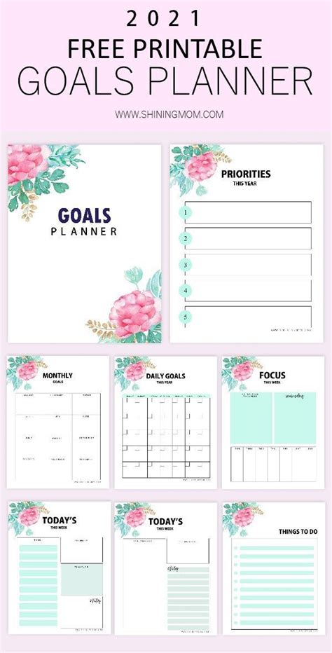 Free Goal Setting Planner 10 Brilliant Worksheets Artofit