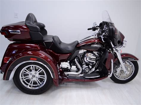 2014 Harley Davidson Flhtcutg Tri Glide Two Toned Red Lee Custom Cycles