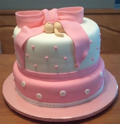 Wickd Cakes Pink Baby Shower Cake