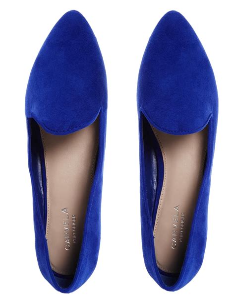 Carvela Kurt Geiger Maisy Colbalt Flat Shoe In Cobalt Blue Lyst