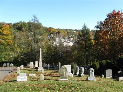 The Town From The Cemetery Old Cemeteries Sleepy Hollow Cemetery