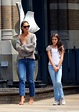 Katie Holmes and Daughter Suri Cruise Hail Cab in NYC: Photos