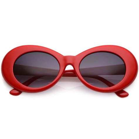 colorful retro 1990 s fashion round clout goggle oval lens sunglasses c449 1990s fashion oval