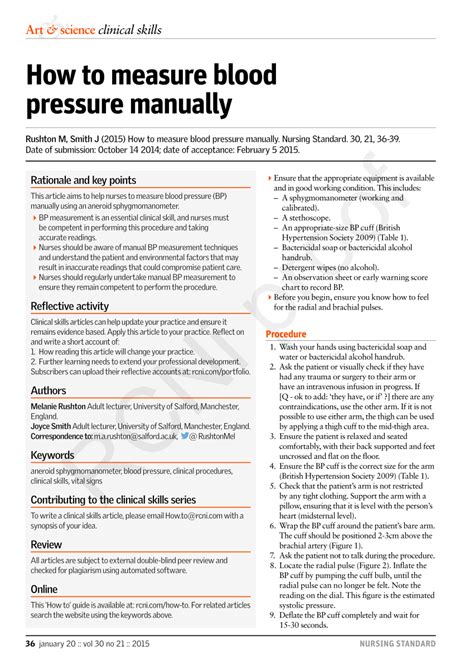 Blood Pressure Cuffs Manual