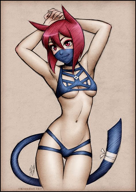 Ninja Kitty By Wickedj Hentai Foundry