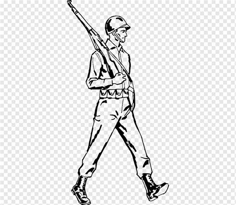 Soldier Marching Soldier White Hand People Png Pngwing