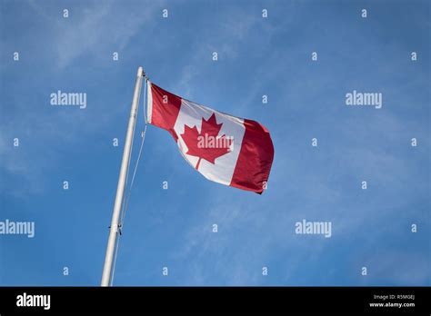 Waving Canadian Flag Hi Res Stock Photography And Images Alamy