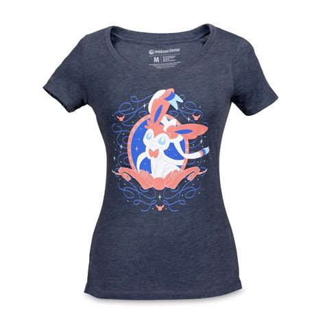 Sylveon Tranquility Fitted Scoop Neck T Shirt Women Pokémon Center