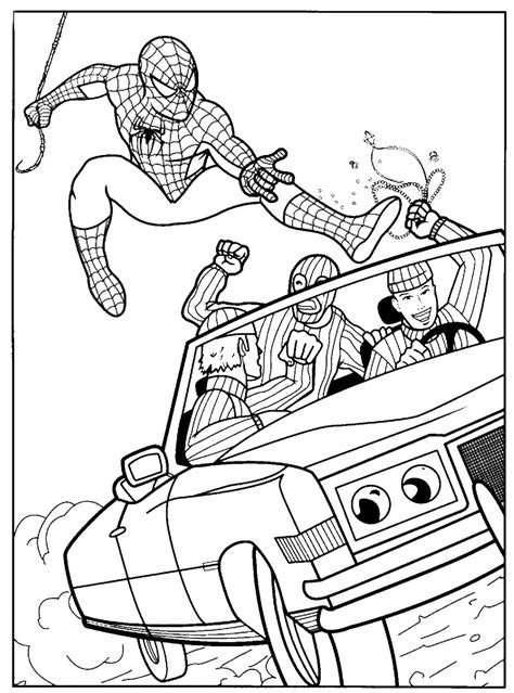 Coloring pages are fun for children of all ages and are a great educational tool that helps children develop fine motor skills, creativity and color recognition! Spiderman Coloring Pages