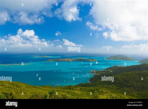 Virgin Gorda Bvi British Virgin Islands Beach Mountain Tropical Island