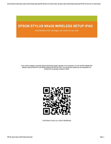 Download epson stylus cx4800 series for windows to printer driver Epson stylus nx420 wireless setup ipad by niniek89kumala ...