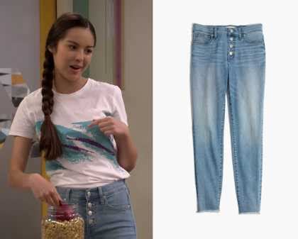 Bizaardvark Season 3 Episode 12 Paige S Button Front Jeans Shop Your TV