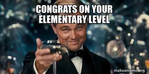 Congrats On Your Elementary Level Great Gatsby Reaction Leonardo