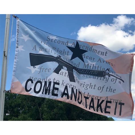 Come And Take It Gun Flag 2a M4 Come And Take It Flags