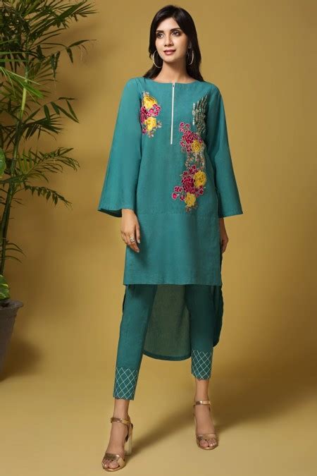 Mausummery Stitched Women Winter Dresses Designs 2018 2019 Collection 1