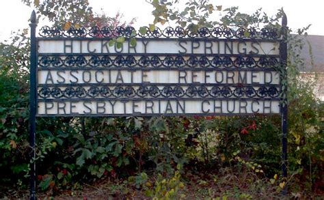Bradley County Churches Hickory Springs Associate Reformed