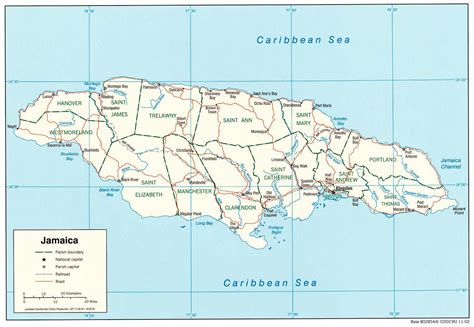 Jamaica Maps Printable Maps Of Jamaica For Download