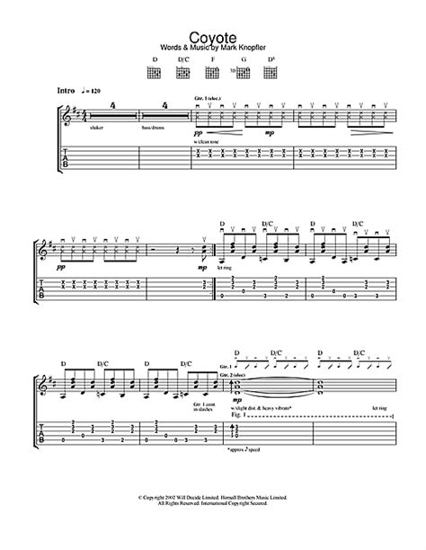 Joe iconis kicks off our composer concerts series with his song blue hair from his musical the black suits. Coyote Guitar Tab by Mark Knopfler (Guitar Tab - 25001)