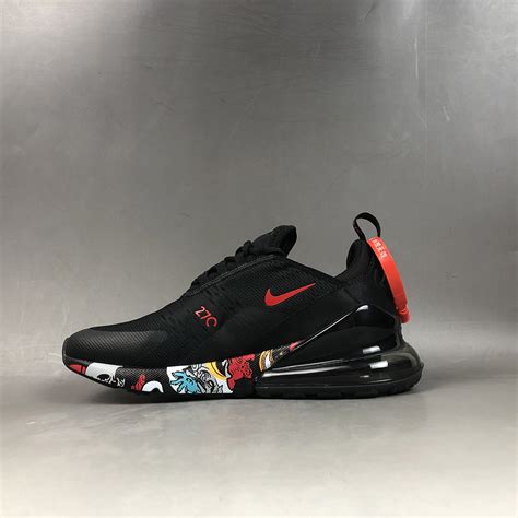 Nikeid Air Max 270 Custom Black Red For Sale The Sole Line