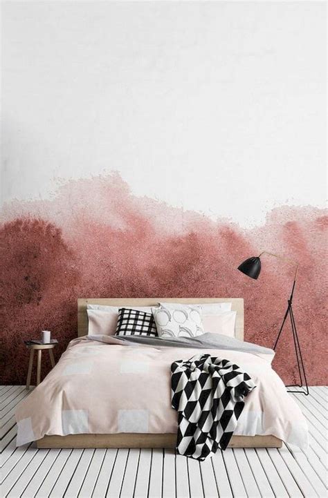 50 Stunning Creative Bedroom Wallpaper Decor Ideas Minimalist